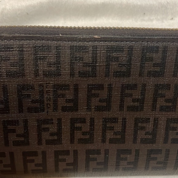 Fendi Brown Zucchino PVC Zippy Long Wallet 🤎 - Picture 14 of 16